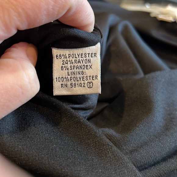 Andre Oliver Black & Tan Midi Dress - Picture 11 of 11